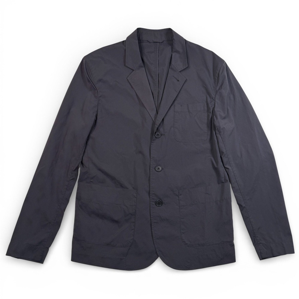 PROOF Huckberry‎ Dark Gray Lightweight Blazer Jacket Mens Small Travel